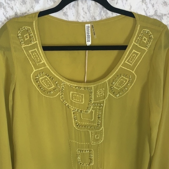 NWT Mono Reno Monte Carlo Tunic Kiwi Size Medium - Picture 11 of 12